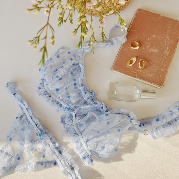 For Love And Lemons Other - LAST SET - For Love & Lemons Harper Ruffle 3 PIECE SET